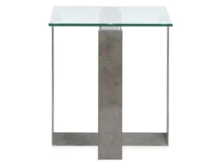 Mor Furniture Holden End Table In Aged Pewter