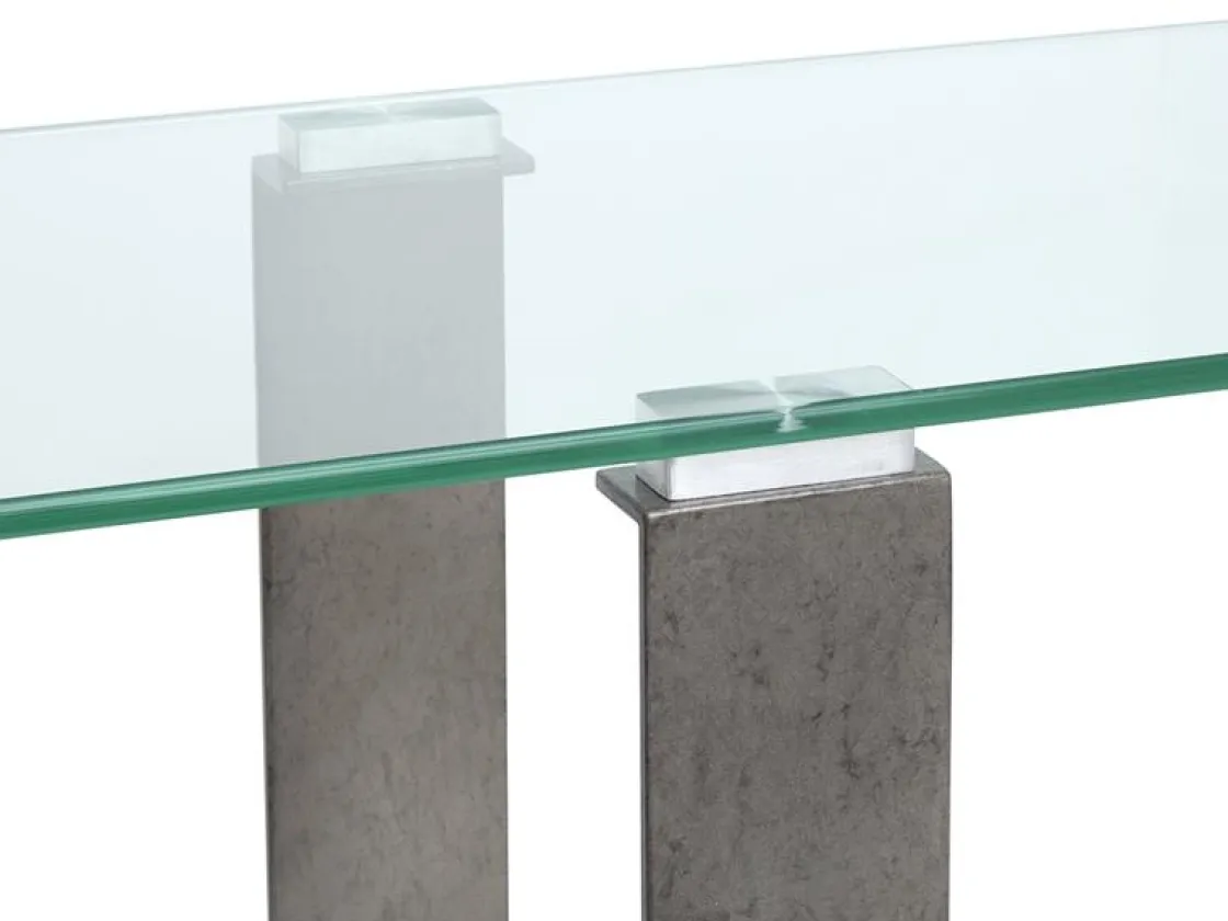 Mor Furniture Holden End Table In Aged Pewter