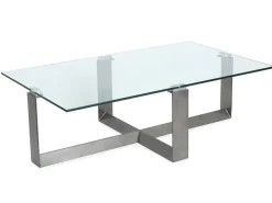 Mor Furniture Holden Rectangle Coffee Table In Aged Pewter