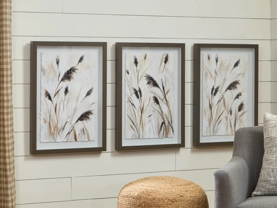Mor Furniture Honslow Floral Wall Art, Set Of 3