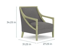 Mor Furniture Hopkins Accent Chair In Light Natural