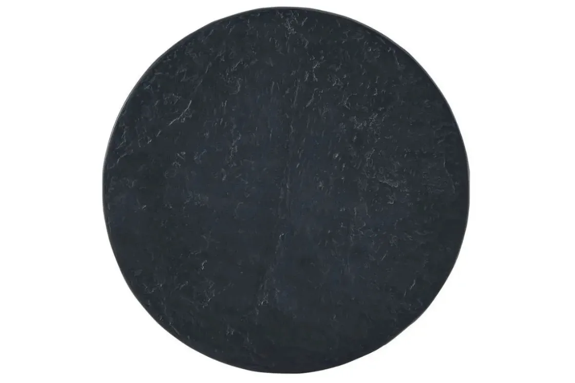 Mor Furniture Hurlee Outdoor Round Accent Table In Gray