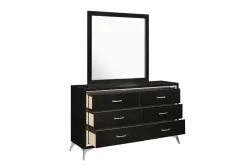 Mor Furniture Huxley Mirror In Gray