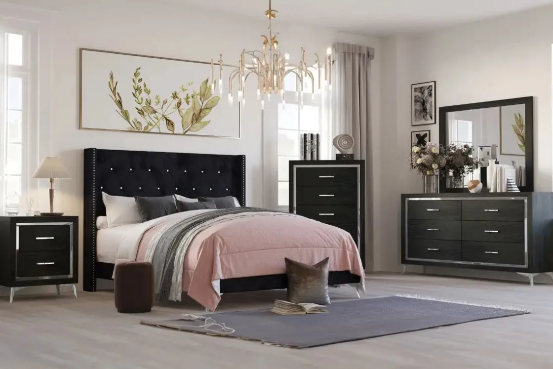 Mor Furniture Huxley Mirror In Gray