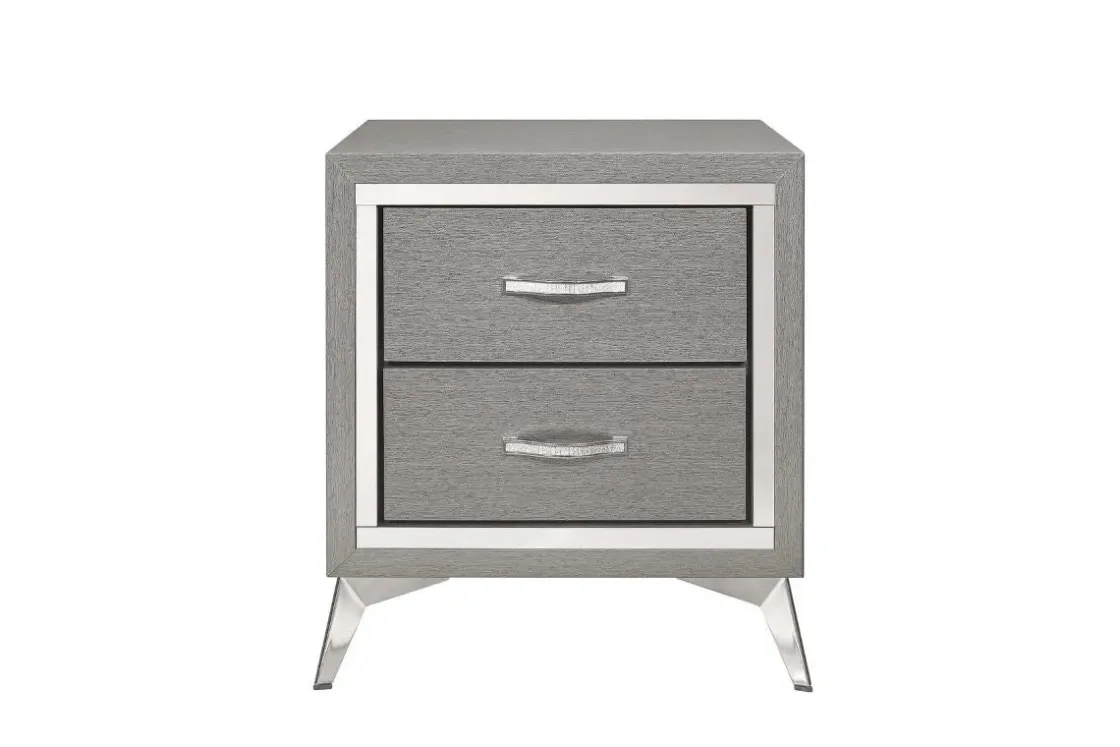 Mor Furniture Huxley Nightstand In Gray
