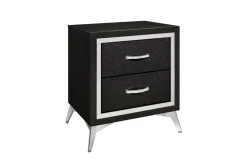 Mor Furniture Huxley Panel Bed, Dresser, Mirror & Nightstand In Gray, Full