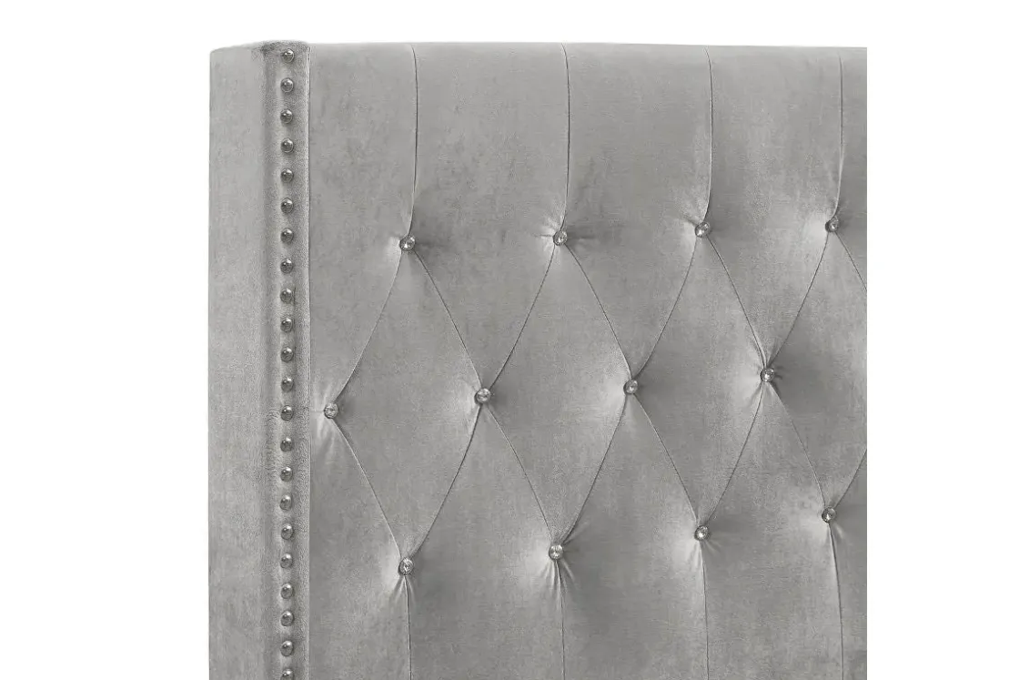 Mor Furniture Huxley Panel Bed In Gray, Full