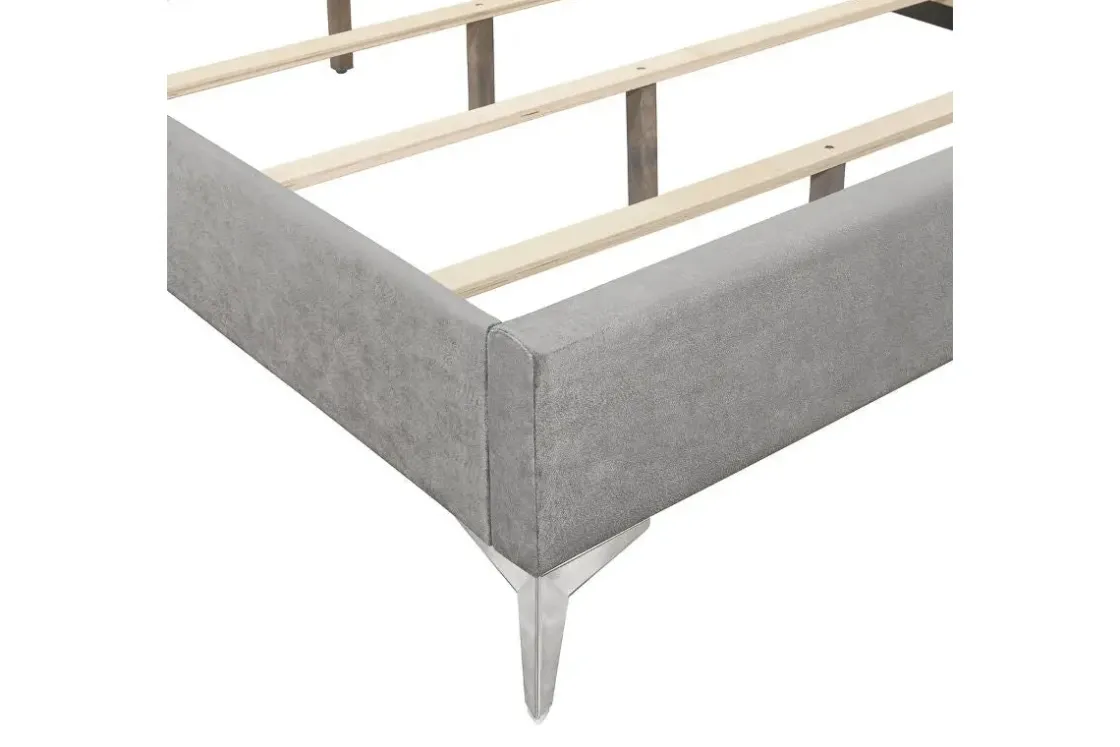 Mor Furniture Huxley Panel Bed In Gray, Full