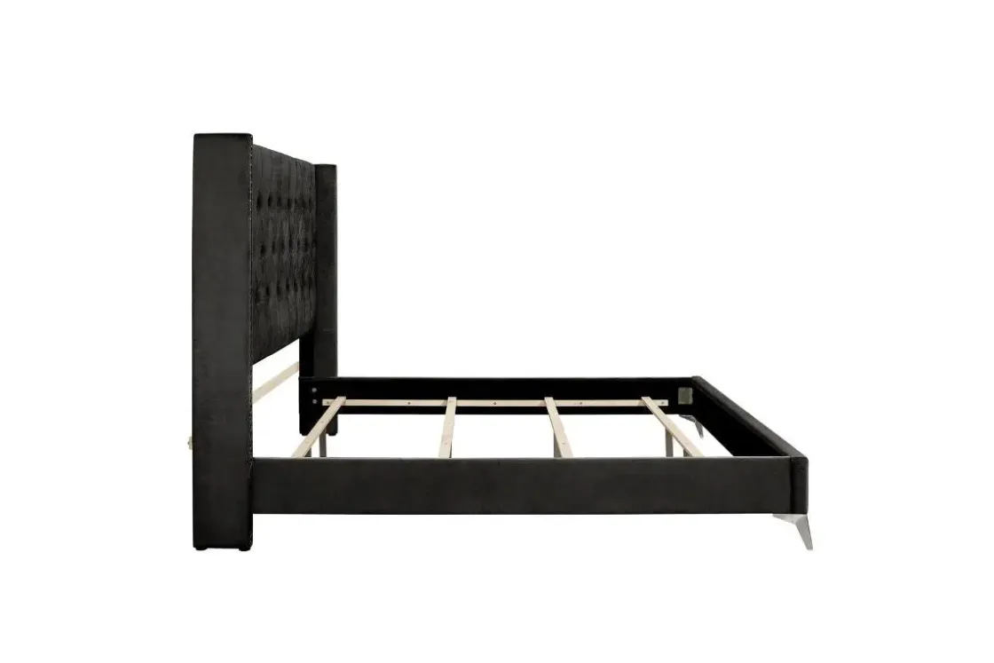 Mor Furniture Huxley Panel Bed In Gray, Full