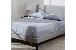 Mor Furniture Iced Bamboo Cooling Sheets & Pillowcase Set In Charcoal, Twin
