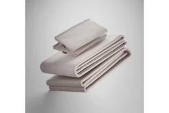 Mor Furniture Iced Bamboo Cooling Sheets & Pillowcase Set In Charcoal, Twin