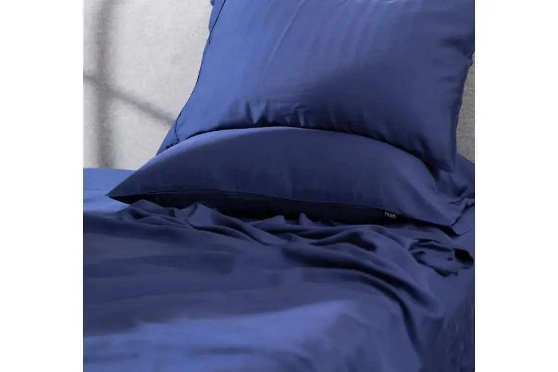 Mor Furniture Iced Bamboo Cooling Sheets & Pillowcase Set In Charcoal, Twin