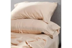 Mor Furniture Iced Bamboo Cooling Sheets & Pillowcase Set In Charcoal, Twin