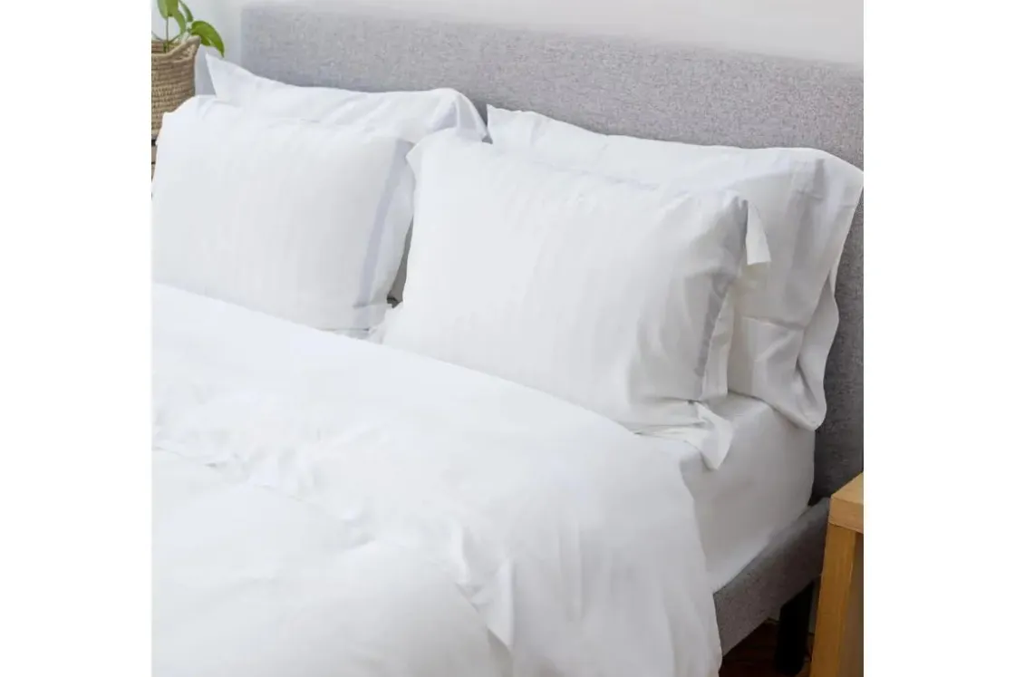 Mor Furniture Iced Duvet Set In Light Gray, Twin