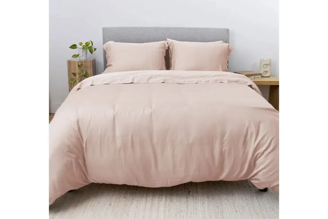 Mor Furniture Iced Duvet Set In Light Gray, Twin