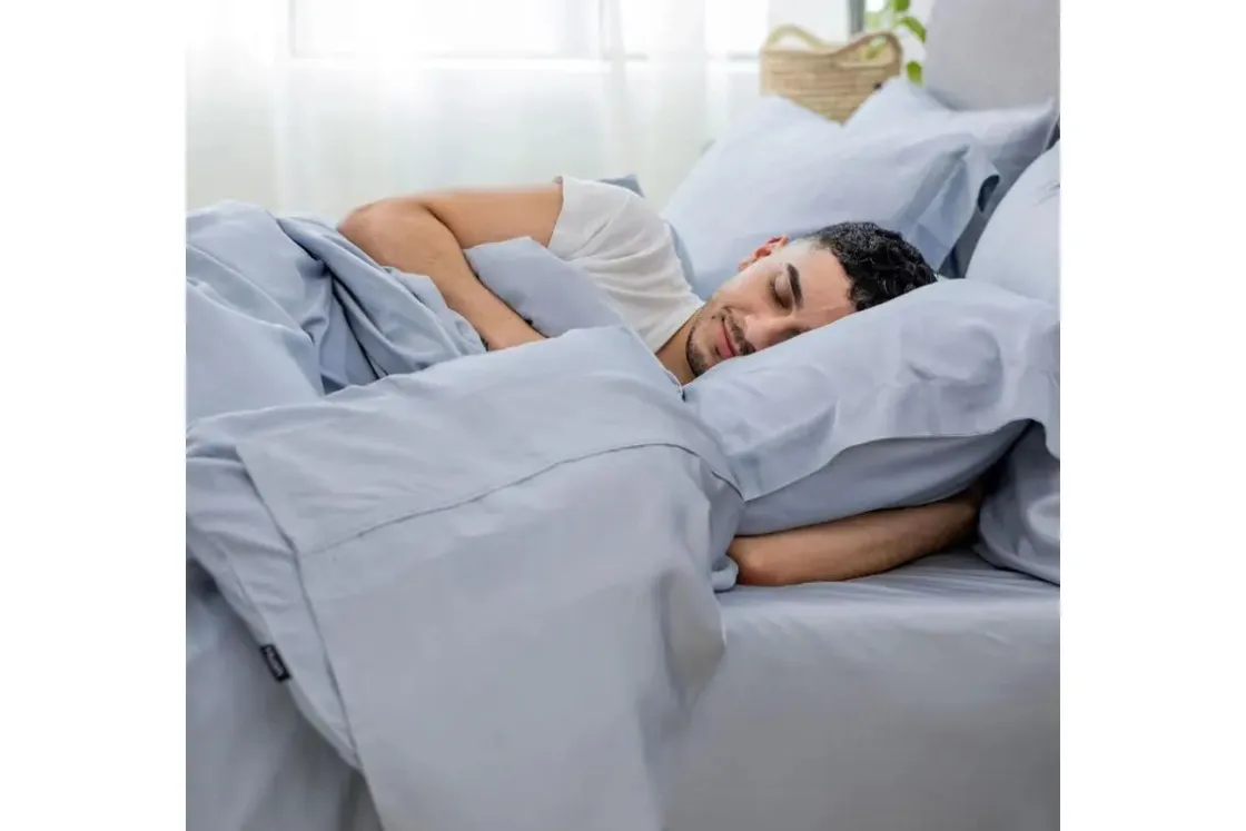 Mor Furniture Iced Duvet Set In Light Gray, Twin