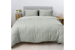 Mor Furniture Iced Duvet Set In Light Gray, Twin