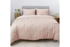 Mor Furniture Iced Duvet Set In Light Gray, Twin