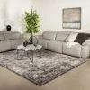 Mor Furniture Imperial 2 Power Sofa & Loveseat In Blanca Light Gray Leather