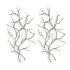 Mor Furniture Iron Leaf Wall Art, Set Of 2