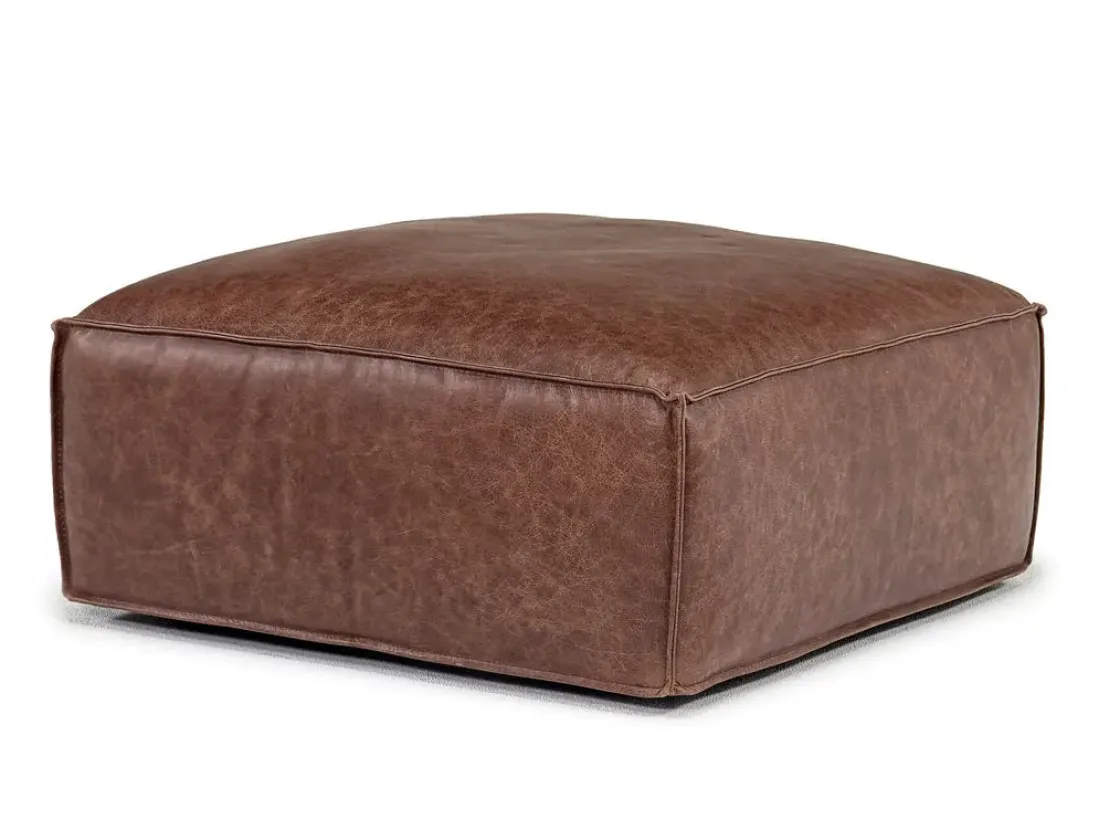 Mor Furniture Jakob Accent Ottoman In Sherpa Gray
