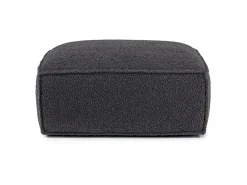 Mor Furniture Jakob Accent Ottoman In Sherpa Gray