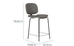Mor Furniture James Counter Height Stool In Slate