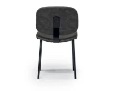 Mor Furniture James Side Chair In Mocha Leather