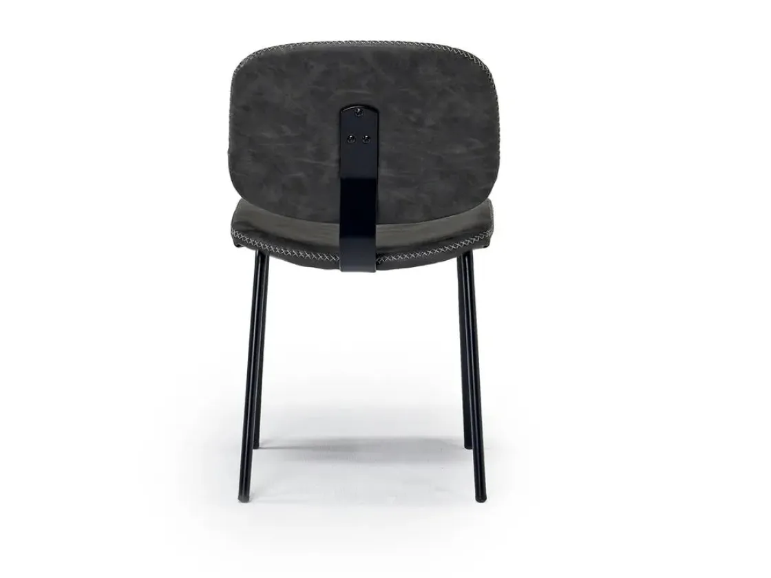 Mor Furniture James Side Chair In Mocha Leather