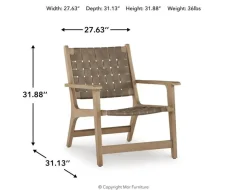 Mor Furniture Jameset Accent Chair In Taupe