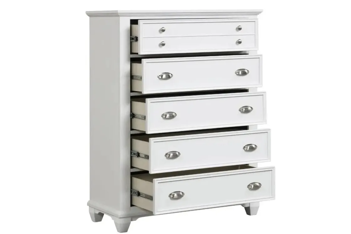 Mor Furniture Jamestown Chest In White