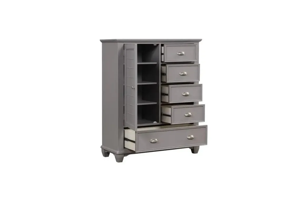 Mor Furniture Jamestown Door Chest In White