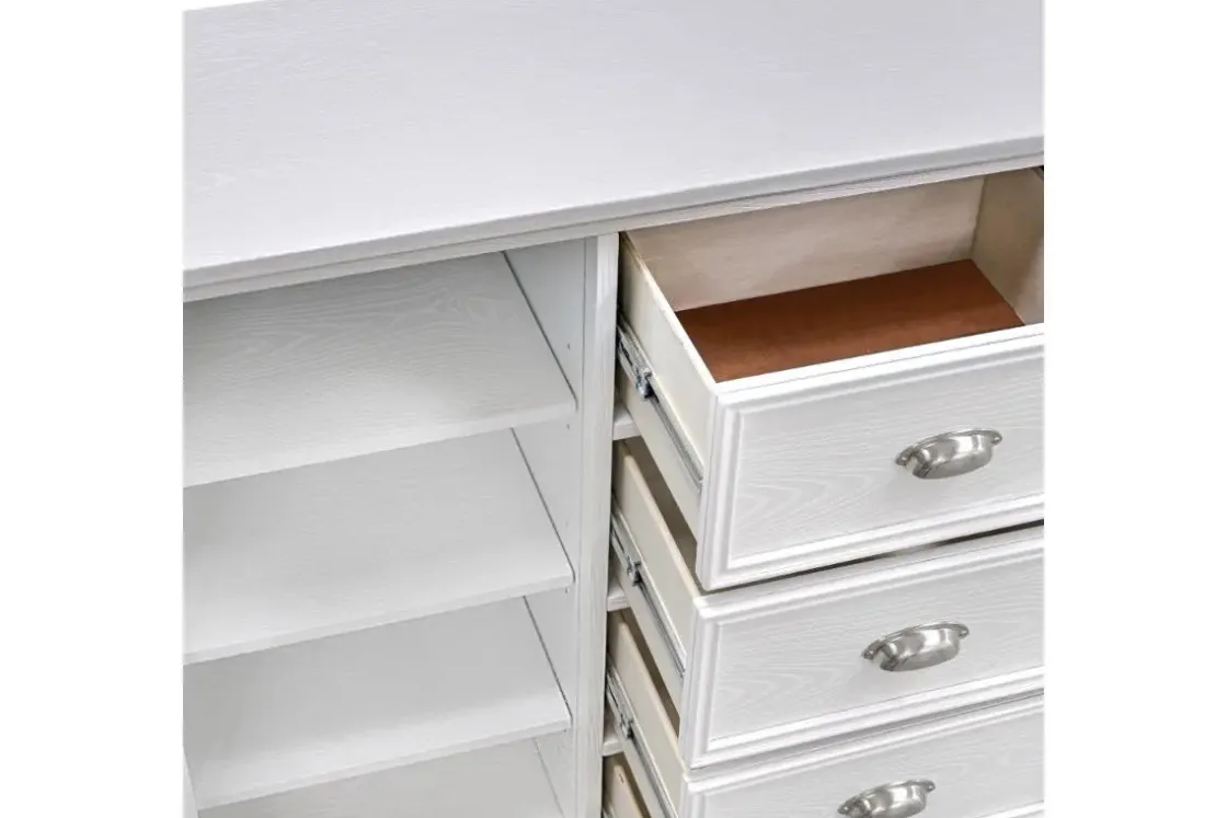 Mor Furniture Jamestown Door Chest In White