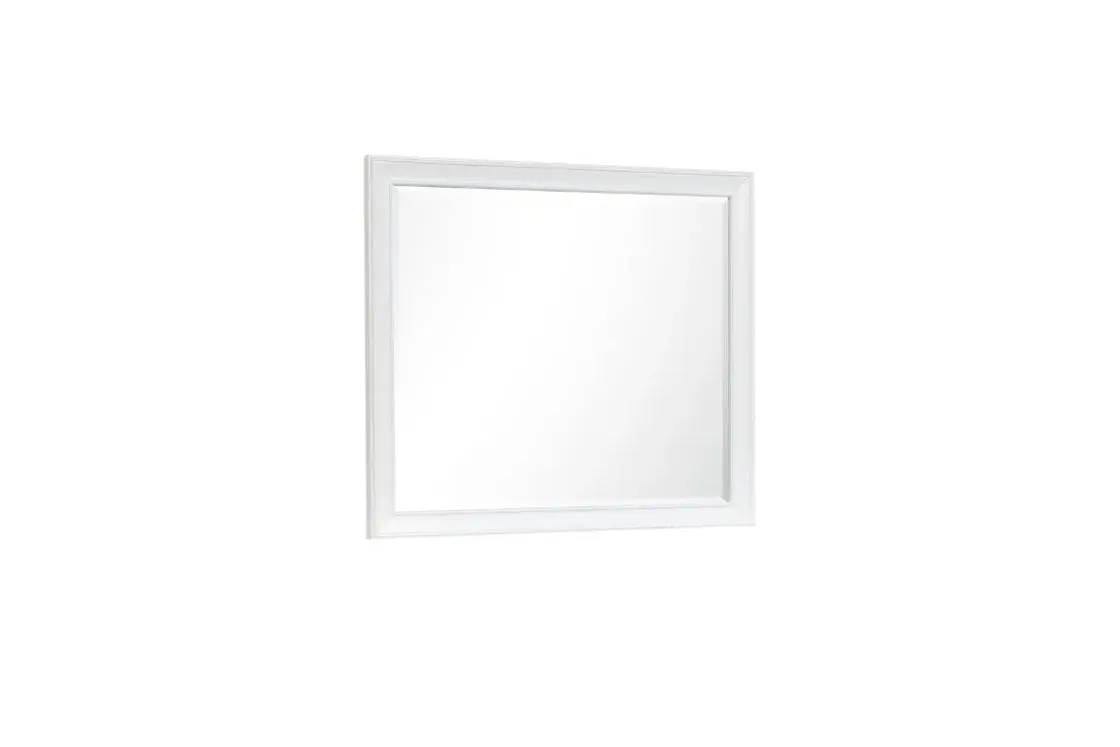 Mor Furniture Jamestown Mirror In White