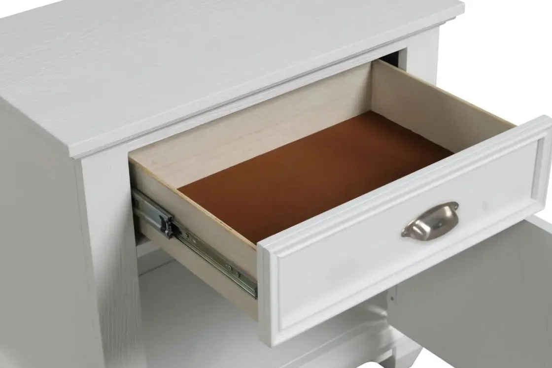 Mor Furniture Jamestown Nightstand In White