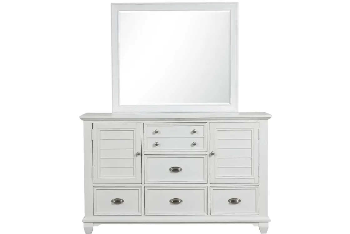 Mor Furniture Jamestown Panel Bed, Dresser, Mirror & Nightstand In , Queen