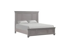 Mor Furniture Jamestown Panel Bed In Gray, Queen