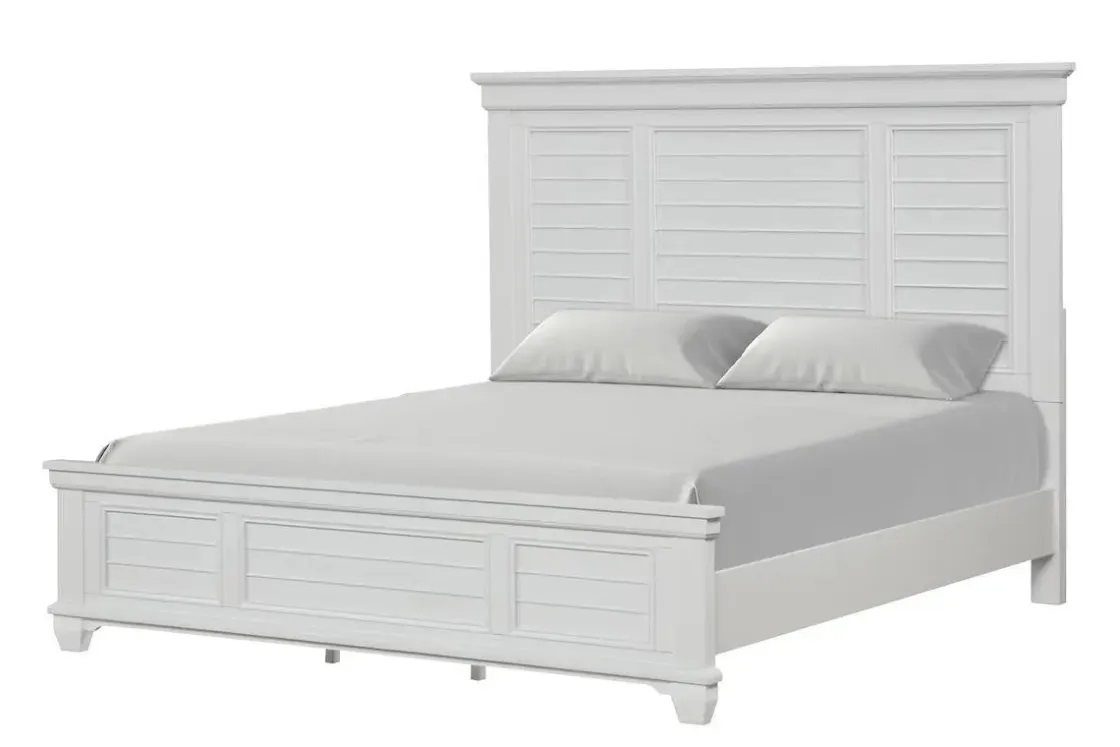 Mor Furniture Jamestown Panel Bed In Gray, Queen