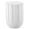 Mor Furniture Jane Outdoor Round Accent Table In White