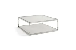 Mor Furniture Jasper Coffee Table In Glass/Stainless Steel