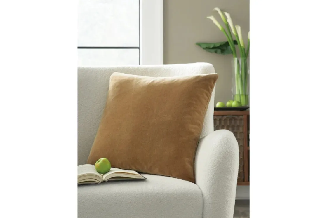 Mor Furniture Jaxkins Throw Pillow In Camel