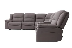 Mor Furniture Jaxon 6 Piece 2 Power Sectional In Mushroom