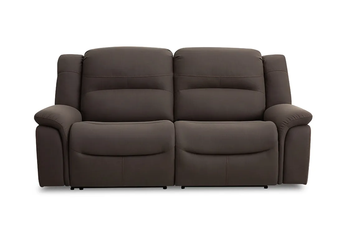 Mor Furniture Jaxon 2 Power Loveseat In Mushroom