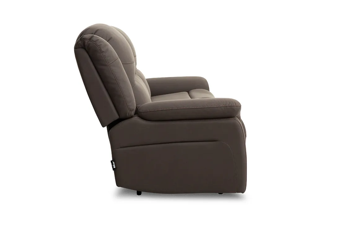 Mor Furniture Jaxon 2 Power Loveseat In Mushroom