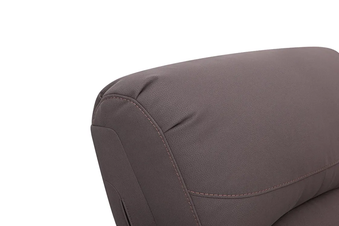 Mor Furniture Jaxon 2 Power Loveseat In Mushroom