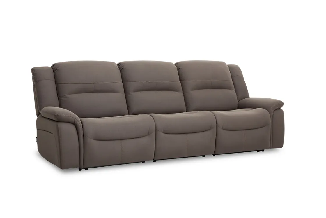 Mor Furniture Jaxon 2 Power Sofa In Mushroom