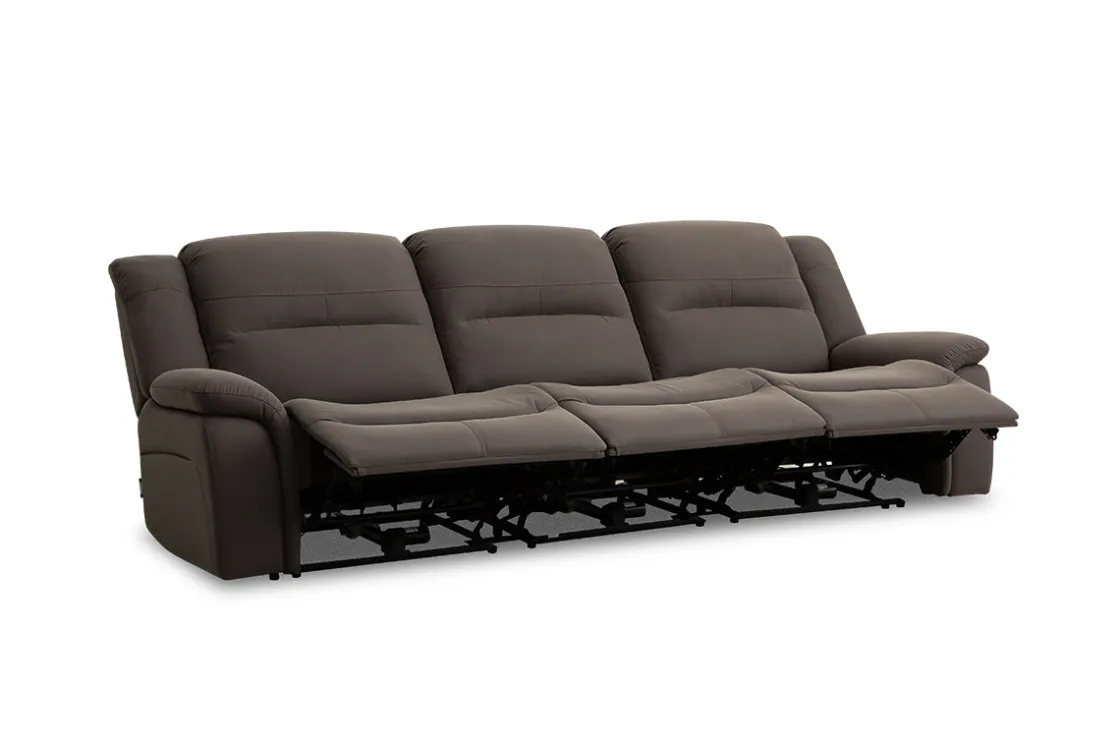 Mor Furniture Jaxon 2 Power Sofa In Mushroom