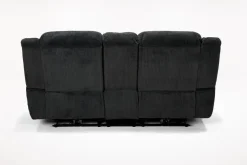 Mor Furniture Jayne Power Console Loveseat In Brown