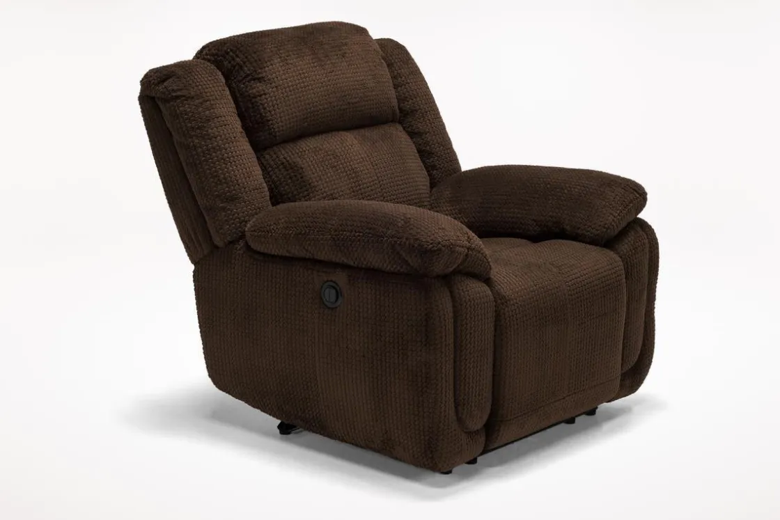Mor Furniture Jayne Power Recliner In Brown