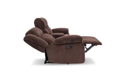 Mor Furniture Jayne Reclining Console Loveseat In Charcoal